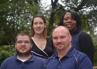 Back row: Renee Hicks and Randi Hines-Wilson Front row: Daniel McMaster and Rickey Free